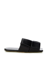 Bottega Veneta Elegant Black Leather Sandals -   -  Bottega Veneta.